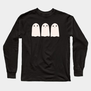 Three Cute Ghosts Long Sleeve T-Shirt